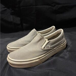 Vans Gray Slip-On Shoes